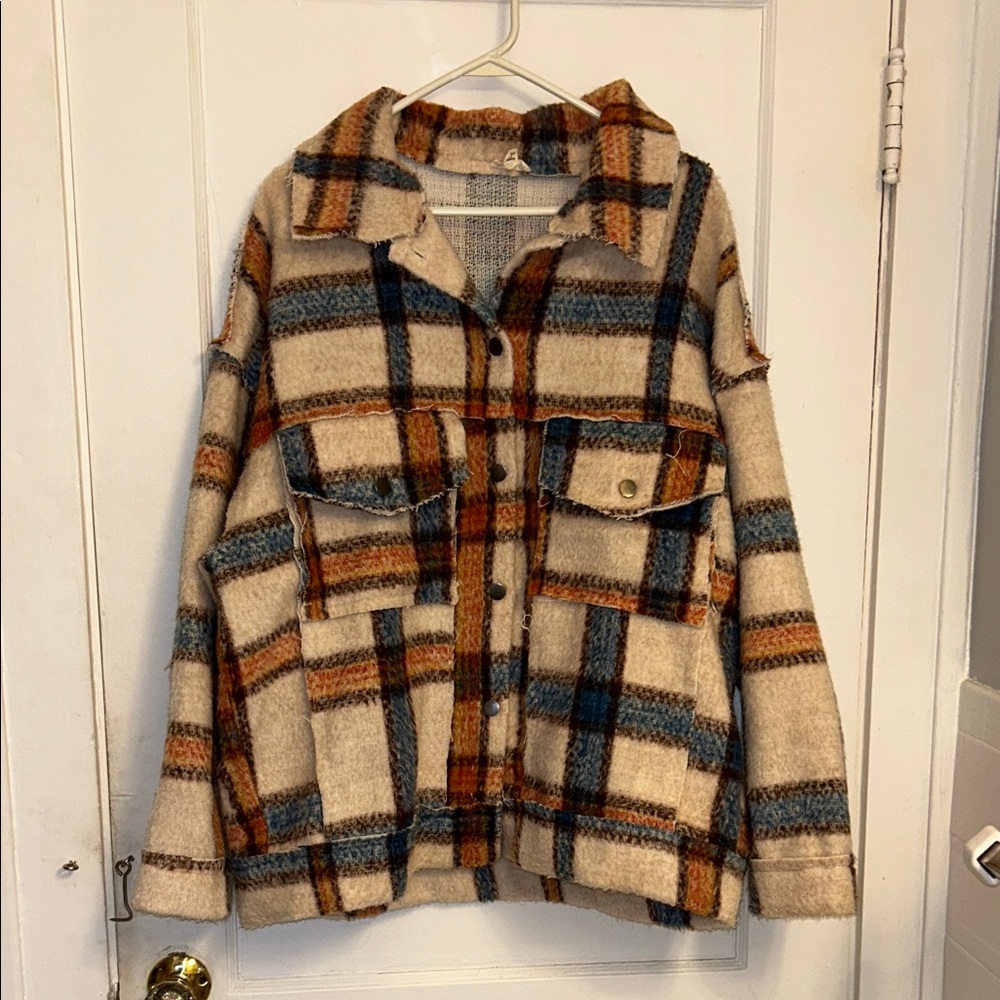 Pol Checkered Shacket - image 1